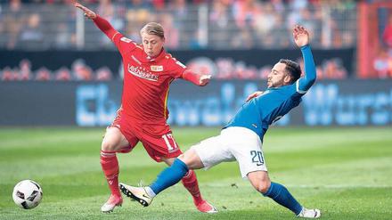 Sparsame Rotation. Auch Simon Hedlund wird in Düsseldorf wieder spielen.