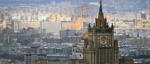 Das russische Außenministerium in Moskau.