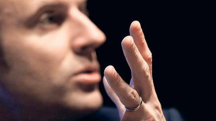 Aussichtsreichster Bewerber um die Präsidentschaft in Frankreich: Emmanuel Macron.