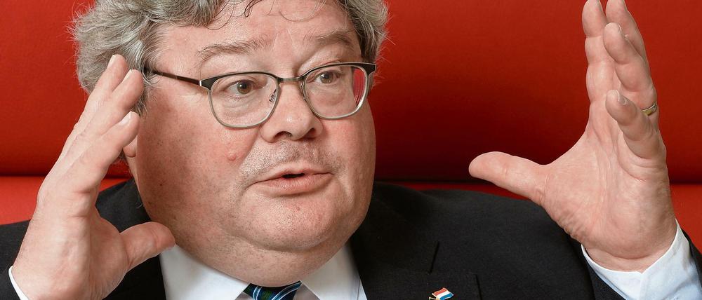 Der Europaabgeordnete Reinhard Bütikofer (Bündnis 90 / Die Grünen). 
