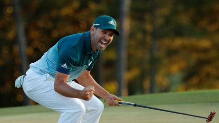 Sergio Garcia bejubelt seinen ersten Sieg beim Masters. 