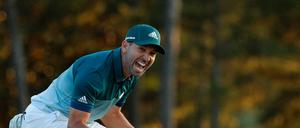 Sergio Garcia bejubelt seinen ersten Sieg beim Masters. 