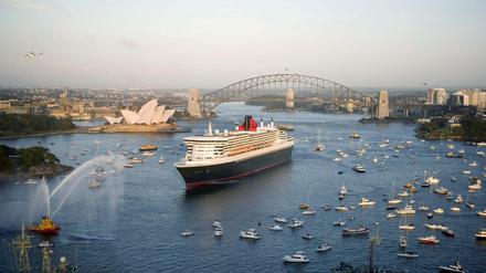 Der Hafen von Sydney.