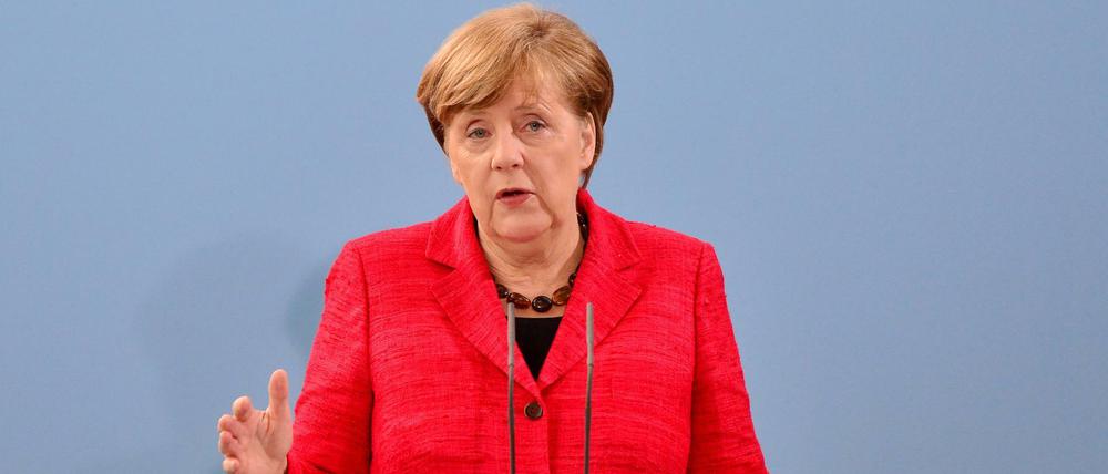 Distanzierte Unterstützung: Bundeskanzlerin Angela Merkel (CDU). 