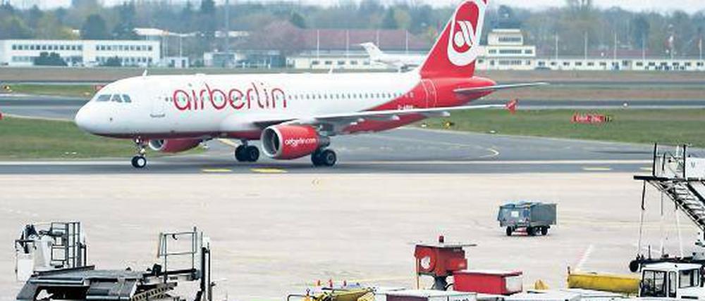 In Tegel herrscht Chaos, nachdem Air Berlin den Bodendienstleister wechselte. Foto: dpa
