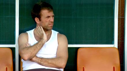 Auf der Bank: Christian „Micky“ Mikolajczak, früherer Schalke-Spieler