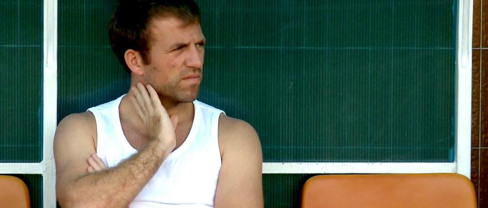 Auf der Bank: Christian „Micky“ Mikolajczak, früherer Schalke-Spieler