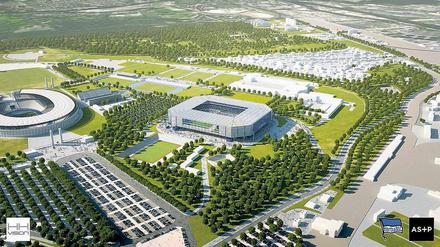 Sportsenator Andreas Geisel und Staatssekretär Christian Gaebler lehnen die Neubaupläne für ein Fußballstadion ab. 