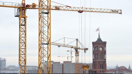 In Berlin legt zurzeit nicht nur die Bauwirtschaft zu. 