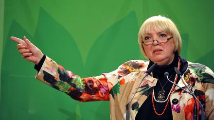 Opfer von Hass im Internet: Grünen-Politikerin Claudia Roth.