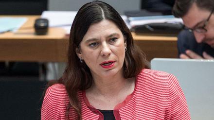 Bildungssenatorin Sandra Scheeres (SPD) im Berliner Abgeordnetenhaus.