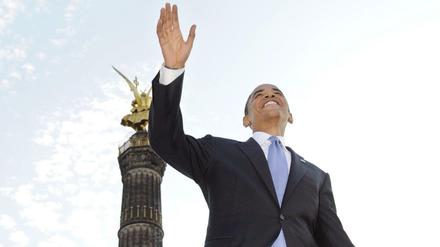 Begeistert die Menschen: Barack Obama. 