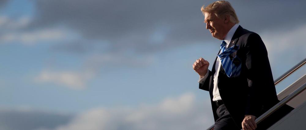 US-Präsident Donald Trump: Stärke zeigen, das mag er. 