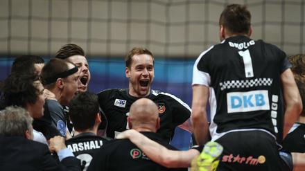 Derzeit viel Grund zum Jubeln: Die BR Volleys.