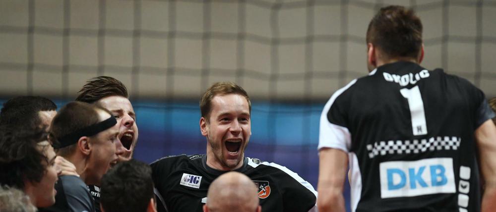 Derzeit viel Grund zum Jubeln: Die BR Volleys.