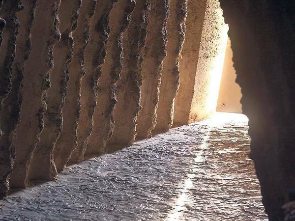 Baustoff: Licht: in der Bruder-Klaus-Kapelle.
