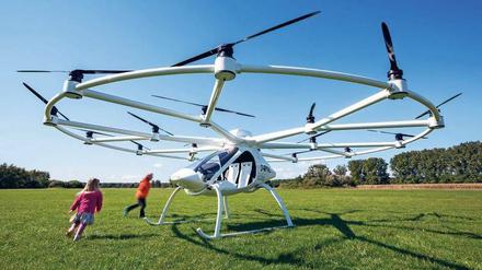Der Volocopter kann senkrecht starten und landen. 2018 soll er zugelassen werden.