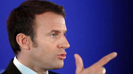Fordert einen "Ausgleich": der französische Präsidentschaftskandidat Macron.