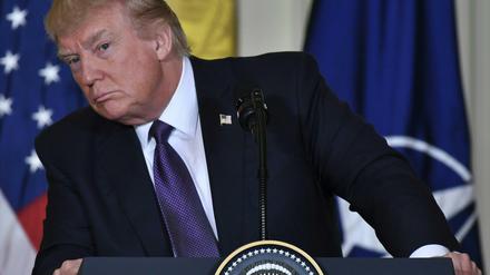US-Präsident Trump. 