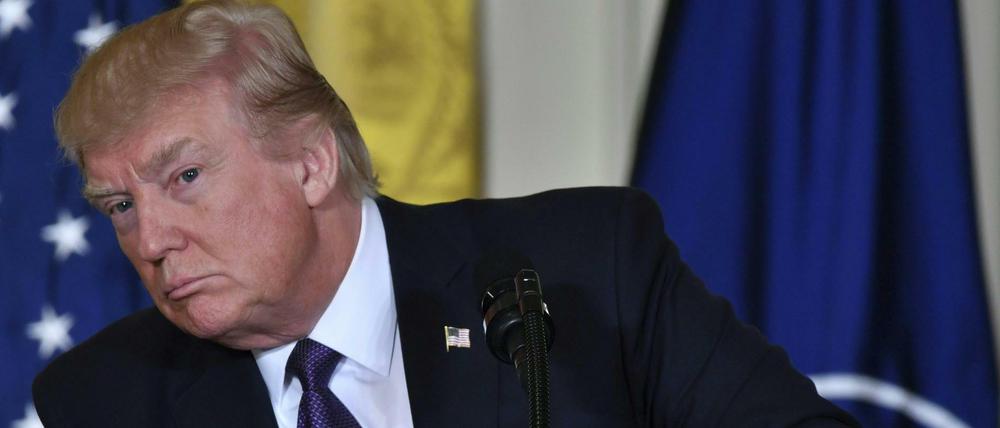 US-Präsident Trump. 