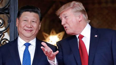 US-Präsident Donald Trump mit dem chinesischen Präsidenten Xi Jinping.