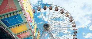 Von ganz oben kann man den Flughafen sehen: Riesenrad auf dem Zentralen Festplatz im Wedding.