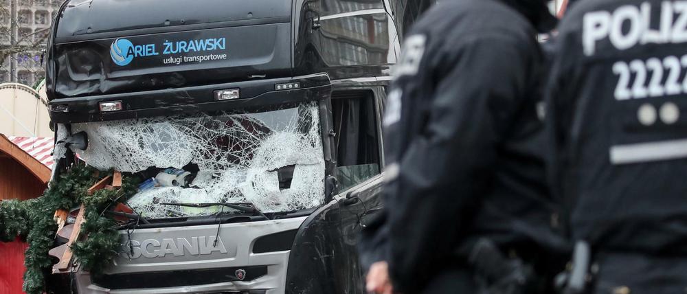 Die Untersuchungen des Lastkraftwagens, mit dem Anis Amri das Attentat auf dem Weihnachtsmarkt verübt hat, sind abgeschlossen. 