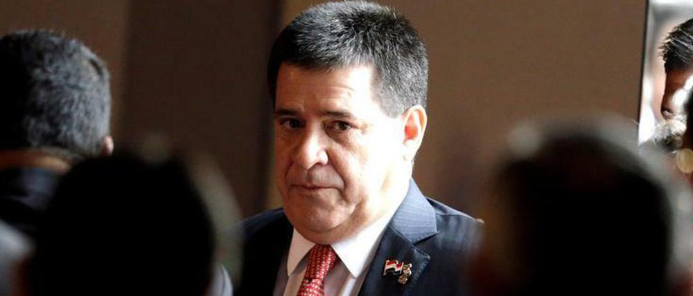 Horacio Cartes will nicht mehr für das Präsidentenamt kandidieren.