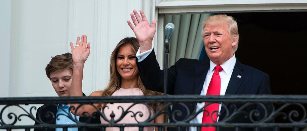 Die First-Family feiert Ostern. 