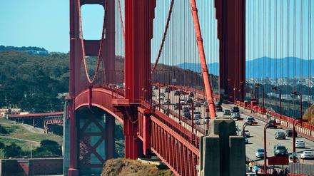 Die Golden Gate Bridge in San Francisco.