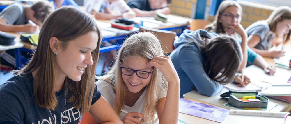 Das Zugehörigkeitsgefühl zur Schule ist groß.