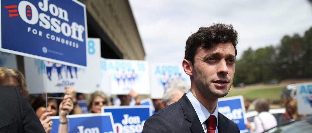 Der Demokrat Jon Ossoff gewann in Georgia insgesamt rund 48 Prozent der Wählerstimmen. 