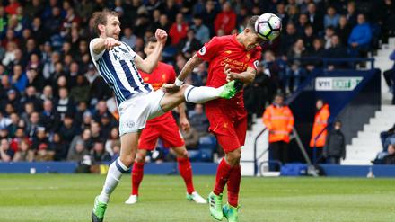 Liverpool's Roberto Firmino schoss den einzigen Treffer im Spiel gegen West Brom.
