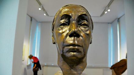 Die Büste der Käthe Kollwitz im Museum in der Fasanenstraße. 