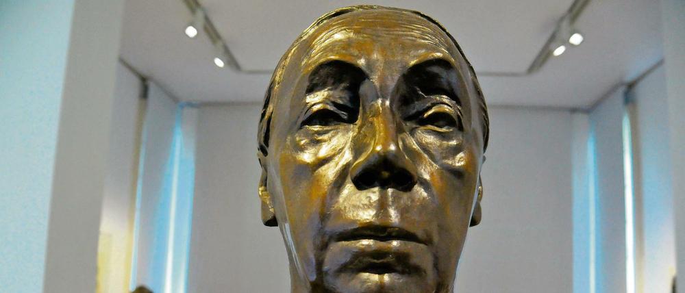 Die Büste der Käthe Kollwitz im Museum in der Fasanenstraße.