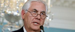 Kritik am Atomdeal mit Iran: US-Außenminister Rex Tillerson 
