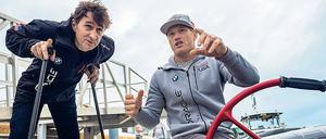 Perfekte Linie gesucht. Alex Zanardi und Jimmy Spithill.