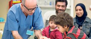 Vor allem Flüchtlingskinder sind oft in schlechtem gesundheitlichem Zustand und brauchen medizinische Versorgung. 
