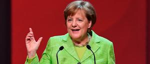 Bundeskanzlerin Angela Merkel eröffnete am Sonntagabend die Hannover Messe.