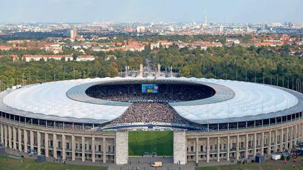 Hertha BCS sind mit ihrem alten Olympiastadion nicht mehr zufrieden - es ist zu groß.