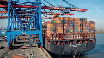 Waren für die Welt. Für 1,2 Billionen Euro hat Deutschland 2016 Waren ins Ausland verkauft – das war so viel wie noch nie.