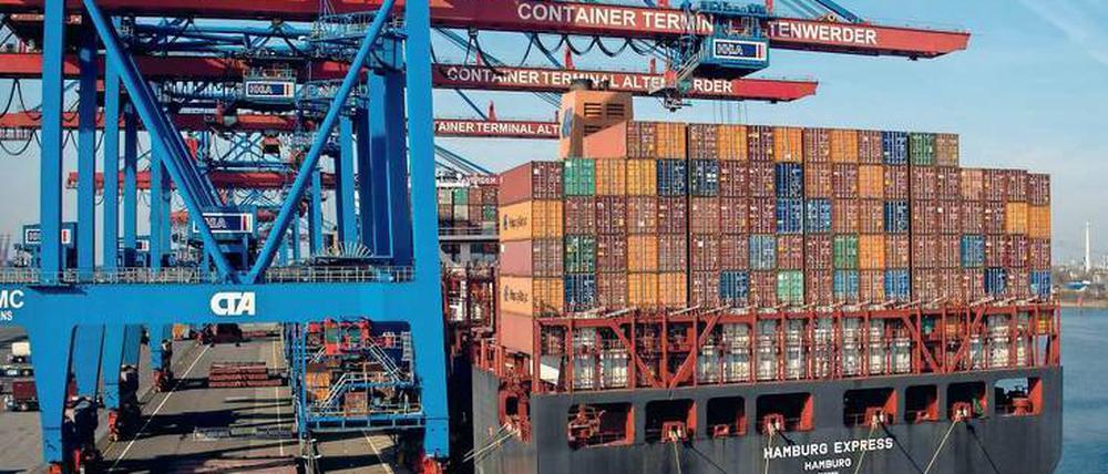 Waren für die Welt. Für 1,2 Billionen Euro hat Deutschland 2016 Waren ins Ausland verkauft – das war so viel wie noch nie. 