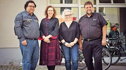 Der neue Vorstand: Sebastian Sperlich, Angélique Menjivar de Paz, Constanze Rosengart und Bodo Byszio (v.l.n.r.).
