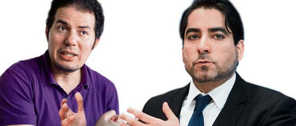 Hamed Abdel-Samad (links) und Mouhanad Khorchide.