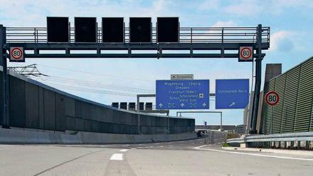 Auf der Stadtautobahn könnte mit BER-Start auch ein Verkehrschaos beginnen.