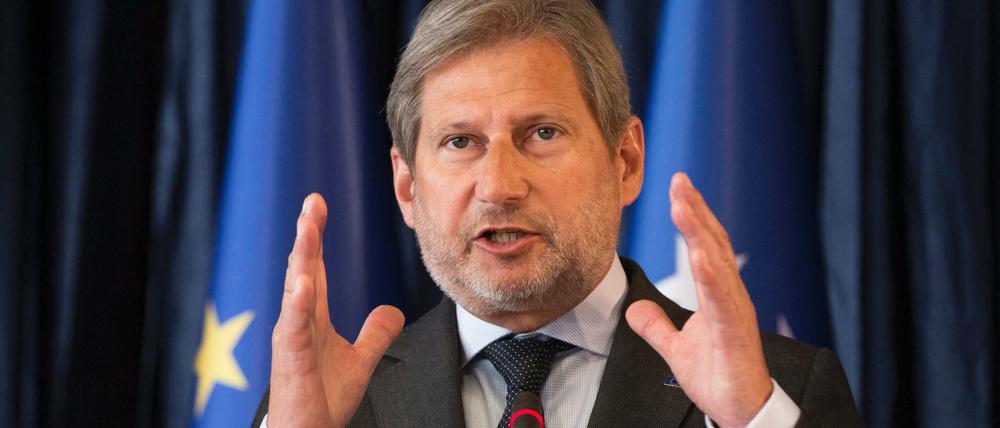 EU-Erweiterungskommissar Johannes Hahn.