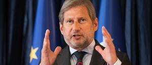 EU-Erweiterungskommissar Johannes Hahn.