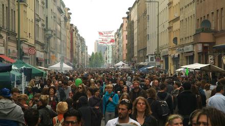Das Myfest in Kreuzberg.