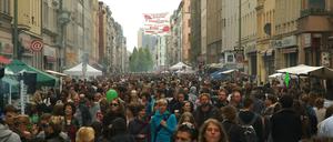 Das Myfest in Kreuzberg.