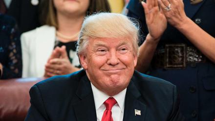 Steuerzauber? US-Präsident Donald Trump im Weißen Haus.